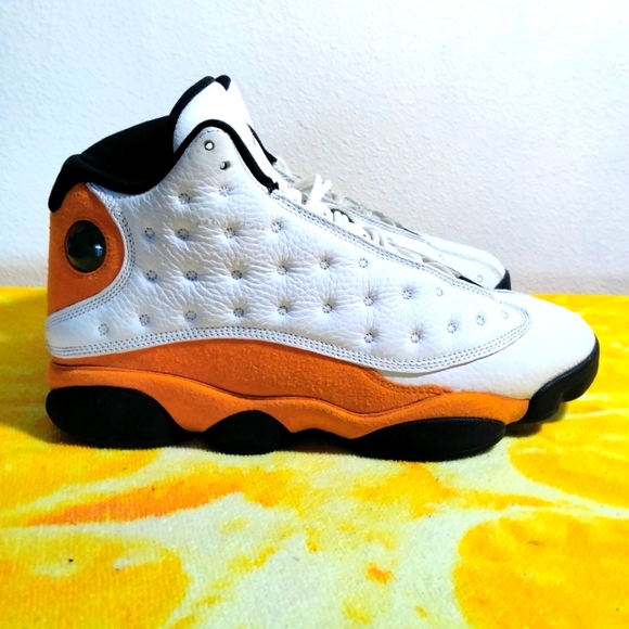 Sneakers White And Orange Jordan 13s Air Jordan 13 Retro 'Starfish